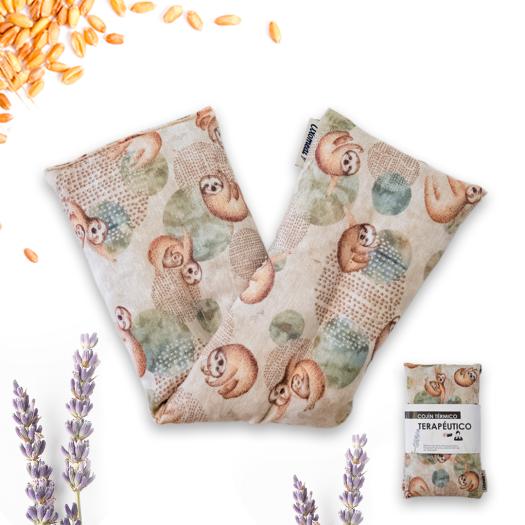 Cojín Terapéutico de Loneta con Koalas Aromedi 15x48cm