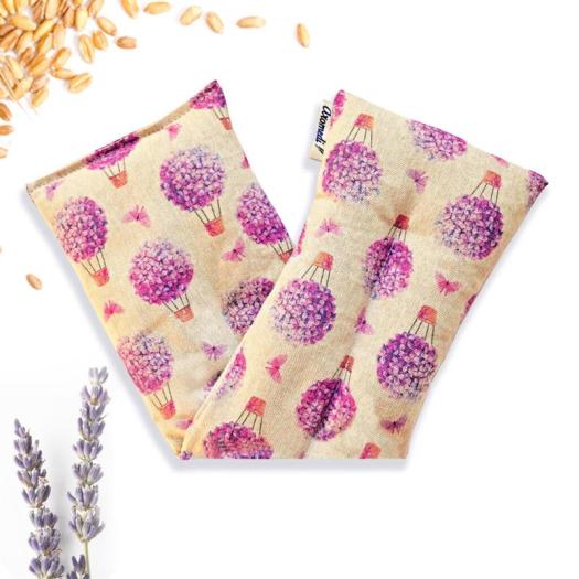 Cojín Terapéutico de Loneta con Mariposas Aromedi 15x48cm