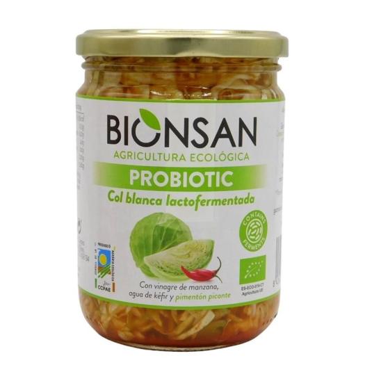 Col Blanca Lactofermentada con Pimentón Picante Bionsan Bio 420g
