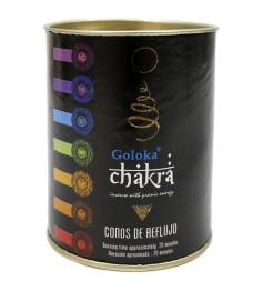 Conos de Incienso Cascada Chakra Goloka 18uds