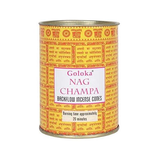 Conos de Incienso Cascada Nag Champa Goloka 18uds