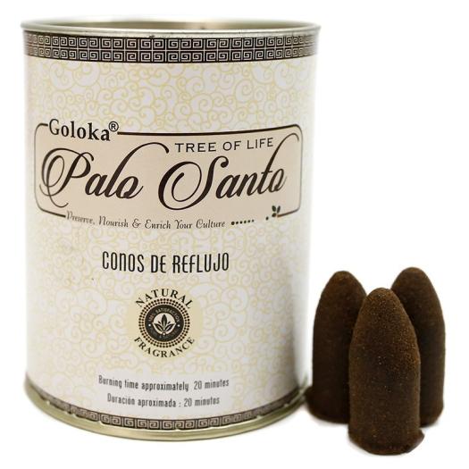 Conos de Incienso Cascada Palo Santo Goloka 18uds
