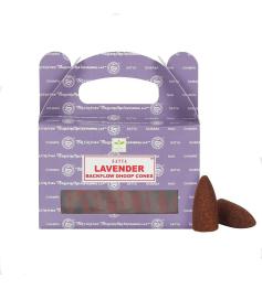 Conos de Incienso de Cascada de Lavanda Satya 75g