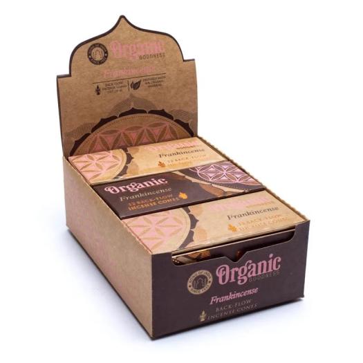 Conos de Incienso para Cascada Franquincienso Organic Goodness 24g