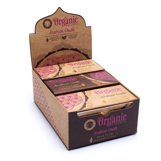 Conos de Incienso para Cascada Oud Árabe Organic Goodness 24g