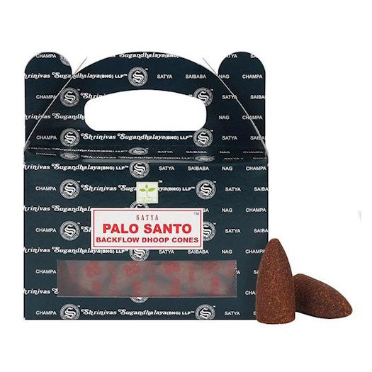 Conos de Incienso para Cascada Palo Santo Satya 75g