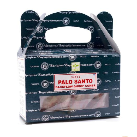 Conos de Incienso para Cascada Palo Santo Satya 75g