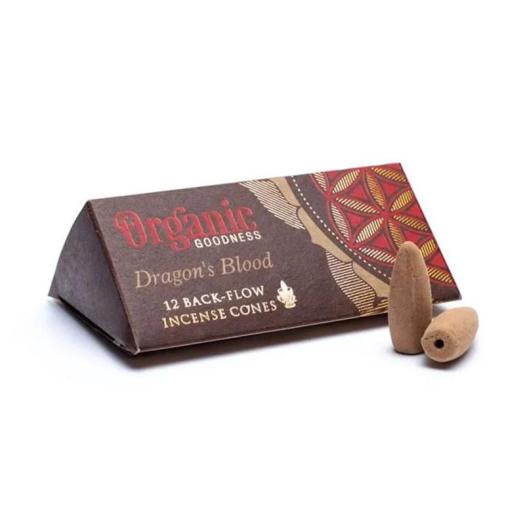 Conos de Incienso para Cascada Sangre de Dragón Organic Goodness 24g
