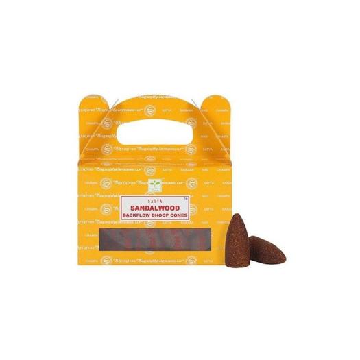 Conos de Incienso para Cascada Sándalo Satya 75g