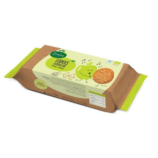 Cookies Sarraceno Manzana y Almendras Sin Gluten Zealia Bio 130g