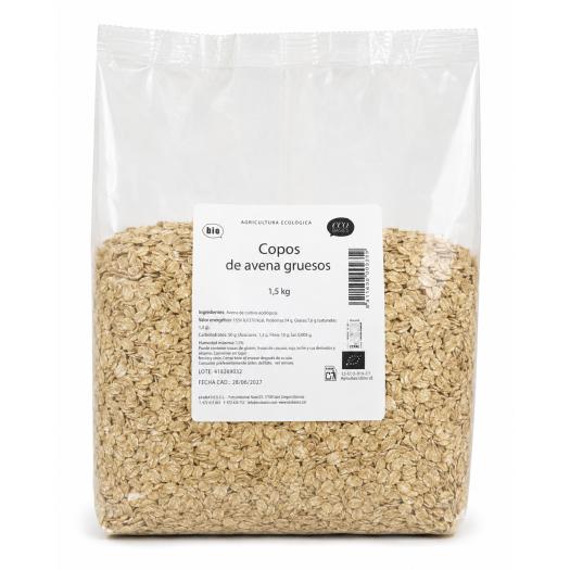 Copos Integrales de Avena Gruesos EcoBasics Bio 1500g