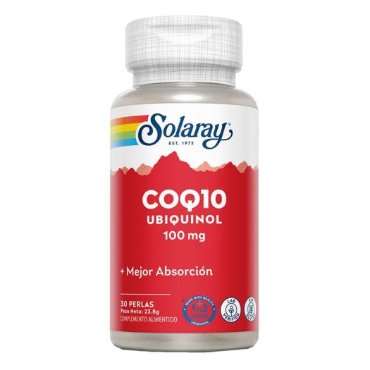 CoQ10 Ubiquinol (Kaneka) Coenzima Q10 30mg Solaray 30 perlas