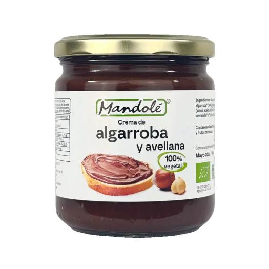 Crema Algarroba y Avellanas Bio 375g