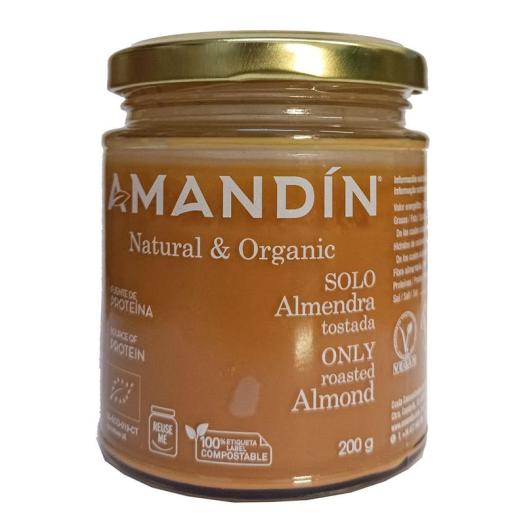 Crema de Almendras Tostadas 100% Amandín Bio 200g