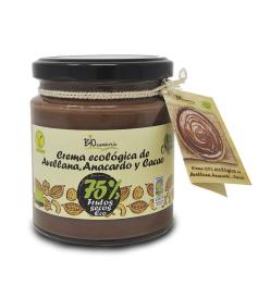 Crema de Avellanas Anacardos y Cacao Biocomercio Bio 250g