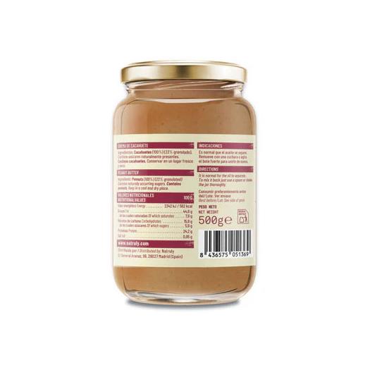 Crema de Cacahuete 100% Super Smooth Natruly 500g