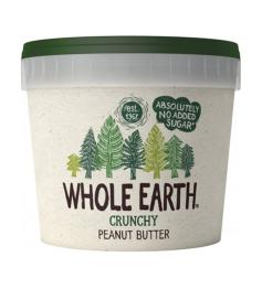 Crema de Cacahuete Original Crunchy Whole Earth Convencional 1Kg