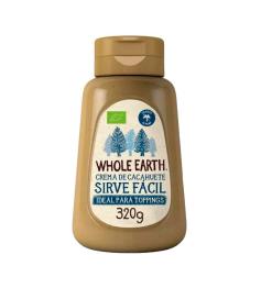 Crema de Cacahuete Sirve Fácil Whole Earth Bio 320g