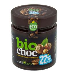 Crema de Cacao con Trozos de Avellana Biochoc Bio 200g
