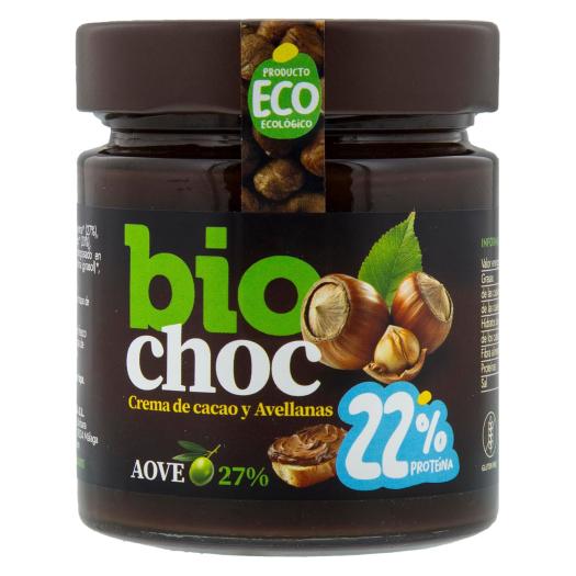 Crema de Cacao con Trozos de Avellana Biochoc Bio 200g