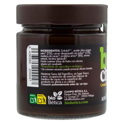Crema de Cacao sin Azúcar Añadido Biochoc Bio 200g