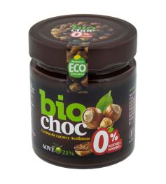 Crema de Cacao y Avellanas sin Azúcar Añadido Biochoc Bio 200g
