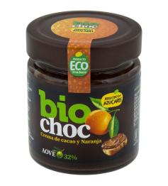 Crema de Cacao y Naranja Reducida en Azúcares Biochoc Bio 200g