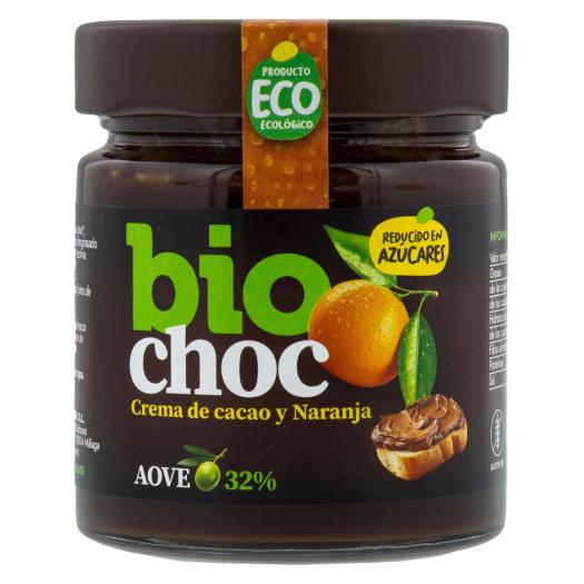 Crema de Cacao y Naranja Reducida en Azúcares Biochoc Bio 200g