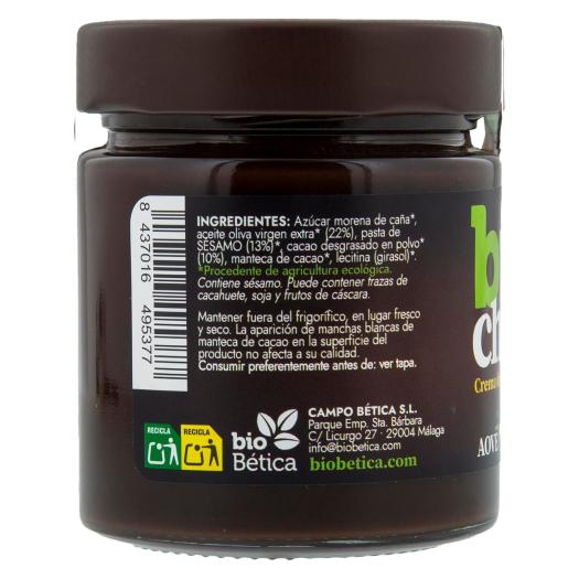 Crema de Cacao y Sésamo Biochoc Bio 200g