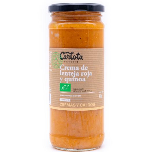 Crema de Lenteja Roja y Quinoa Bio 450g