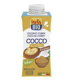 Crema para Cocinar de Coco Curry IsolaBio Bio 200ml