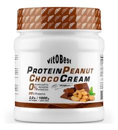 Crema Protéica Cacahuete y Chocolate Vitobest 1Kg