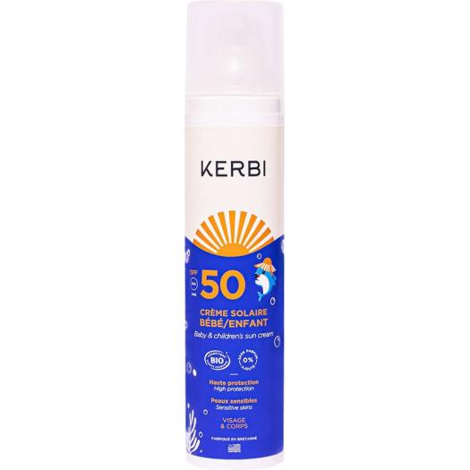 Crema Solar Bebé Niño SPF50 Kerbi 100g