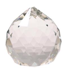 Cristal Arco Iris Bola Transparente Grande 4cm
