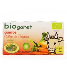 Cubitos de Caldo de Ternera con Verduras Bio 66g