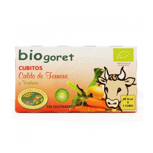 Cubitos de Caldo de Ternera con Verduras Bio 66g
