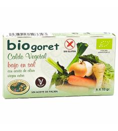 Cubitos de Caldo de Verduras Bajo en Sal Sin Gluten Bio 66g