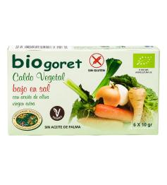 Cubitos de Caldo de Verduras Bajo en Sal Sin Gluten Bio 66g