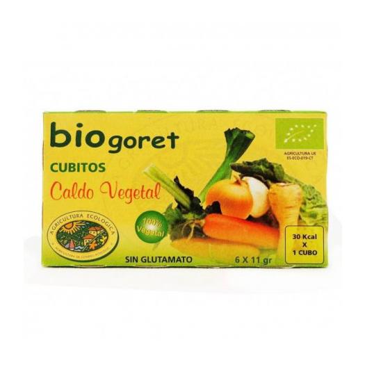 Cubitos de Caldo de Verduras Bio 66g