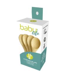 Cucharas de Café de Bambú Babu PACK 4uds