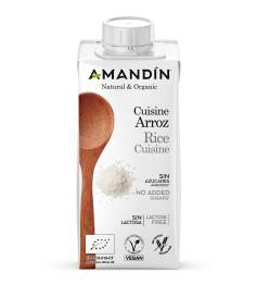 Cuisine de Arroz Amandín Bio 200 ml