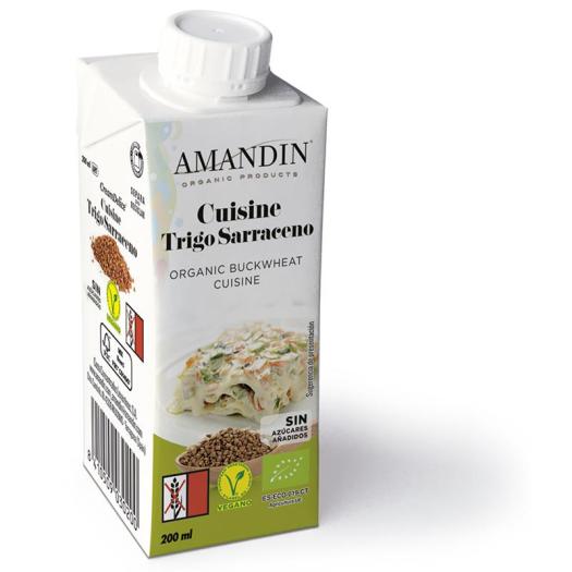 Cuisine de Trigo Sarraceno Amandín Bio 200 ml
