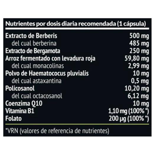 Cuore con Berberina, Coenzima Q10 y Astaxantina Paleobull 30 cápsulas