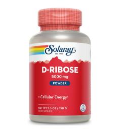D-Ribose 5000 mg Solaray 150g