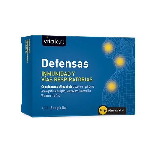 Defensas Inmunidad y Vías Respiratorias Vitalart 15 Comprimidos