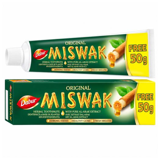 Dentífrico Ayurvédico Miswak Dabur 120+50g