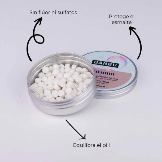 Dentífrico en Pastilla Autumn Sabor Canela Banbu 120ud