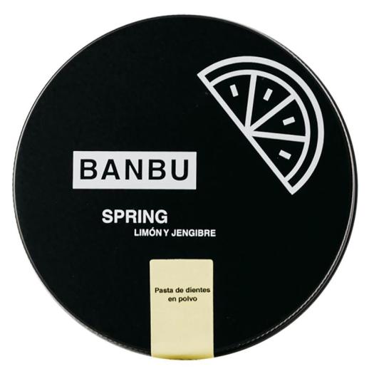 Dentífrico en Polvo Spring Sabor Limón y Jengibre Banbu Bio 60ml