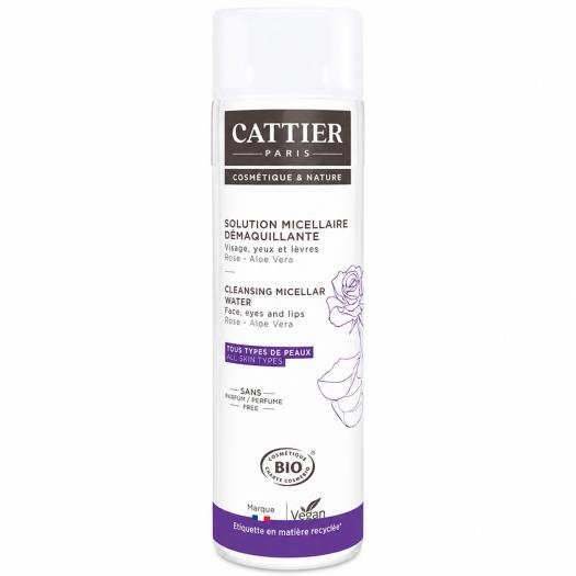Desmaquillante micelar 3 en 1  Cattier Bio 300ml