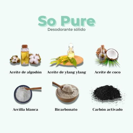 Desodorante Sólido en Barra So Pure Aroma Natural Banbu Bio 50g